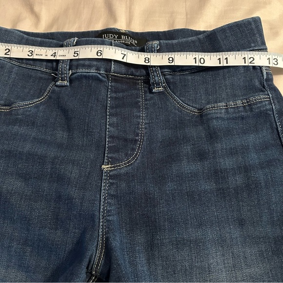 Judy Blue Womens Size S Isla Pull On High Rise Rolled Hem Dark Wash Denim Shorts - Picture 8 of 10